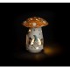 Teelichthaus Pilz mit einem Zwerg Größe III – M 5
