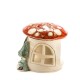Teelichthaus Pilz mit einem Zwerg Größe III – S 2