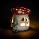 Teelichthaus Pilz mit einem Zwerg Größe III – S 4