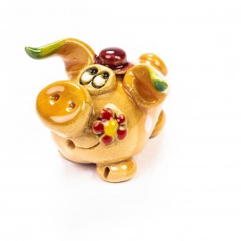 Keramik Minifigur - Herr Schwein - gemischte Farben