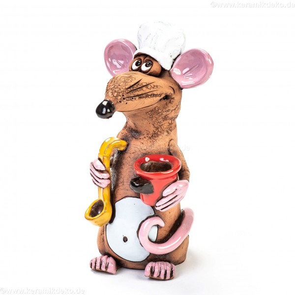 Gartenstecker Gourmet-Ratte