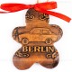 Berlin - Trabant - Keksform, braun, handgefertigte Keramik, Christbaumschmuck 2