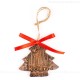 Kölner Dom - Weihnachtsbaum-form, braun, handgefertigte Keramik, Weihnachtsbaumschmuck 1