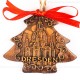 Dresden - Weihnachtsbaum-form, braun, handgefertigte Keramik, Weihnachtsbaumschmuck 2