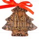 Ludwigsburg - Weihnachtsbaum-form, braun, handgefertigte Keramik, Weihnachtsbaumschmuck 2