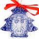 Bundesadler - Wappen - Weihnachtsbaum-form, blau, handgefertigte Keramik, Weihnachtsbaumschmuck 2