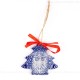 Bundesadler - Wappen - Weihnachtsbaum-form, blau, handgefertigte Keramik, Weihnachtsbaumschmuck 1