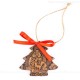 Heilige Familie - Weihnachtsbaum-form, braun, handgefertigte Keramik, Weihnachtsbaumschmuck 1