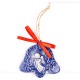 Weihnachtsengel - Glockenform, blau, handgefertigte Keramik, Baumschmuck zu Weihnachten 1