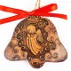 Weihnachtsengel - Glockenform, braun, handgefertigte Keramik, Baumschmuck zu Weihnachten 2