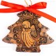 Weihnachtsengel - Weihnachtsbaum-form, braun, handgefertigte Keramik, Weihnachtsbaumschmuck 2