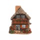 Teelichthaus und Duftlampe Schwarzwaldhaus mit Holzscheiten 2
