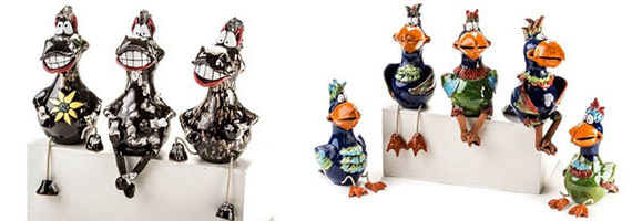 Tierfiguren und andere Keramikgeschenke mit Tiermotiven