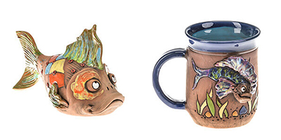 Keramik Geschenke für Teich- und Aquarium-BesitzerInnen